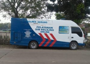 Pelayanan SIM Keliling Polsek Serang Banten