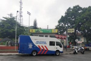 Pengoperasian Mobil SIM Keliling Kota Tangerang