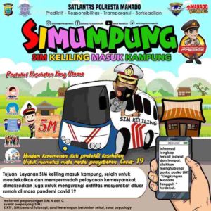 Program Simumpung dari Manado - SIM Keliling Manado