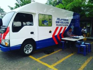 Operasional Mobil SIM Keliling Kota Depok